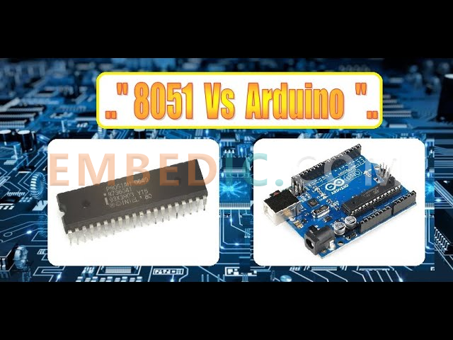 Arduino vs. STMicroelectronics 8051 Development Boards